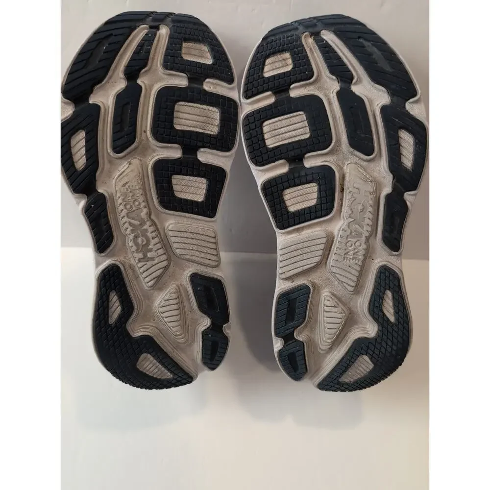 Hoka One One Bondi 7 Women's Size 8.5D Running Shoes Lunar Rock Iris Comfort